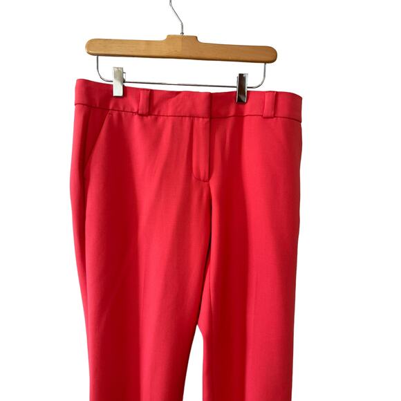 LOFT Marisa Straight Leg Pants Melon 6 - Picture 3 of 8